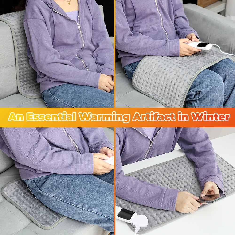 Coussin Chauffant Électrique Hiver – Corps & Mains