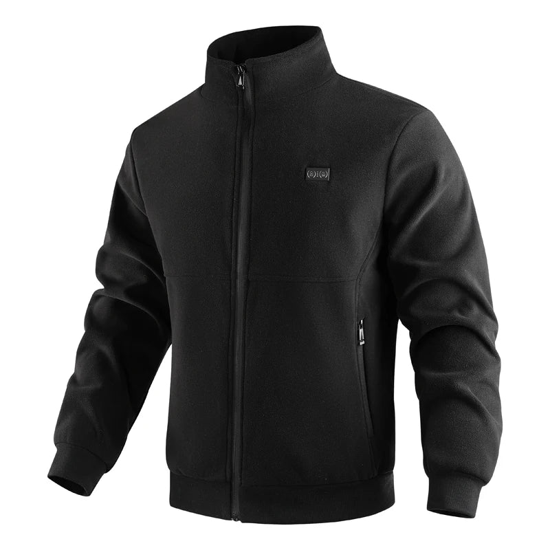 Veste Chauffante Homme 8 Zones – Polaire Épais, Hiver