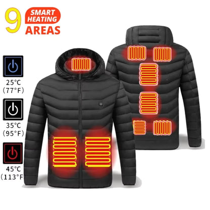 Doudoune Chauffante Homme 21 Zones – Imperméable & Hiver