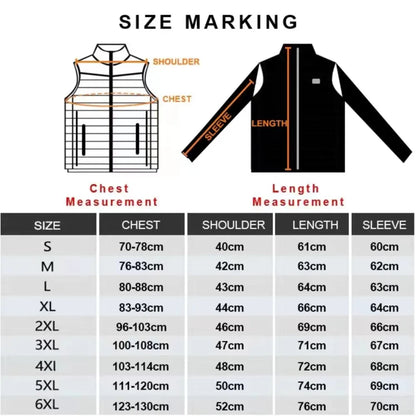 Doudoune Chauffante Homme 21 Zones – Imperméable & Hiver