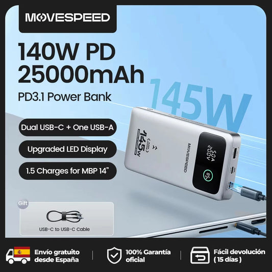 Batterie Externe MOVESPEED 25 000mAh
