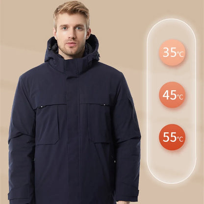 Veste Chauffante Homme 9 Zones – Hiver, Outdoor & Sport