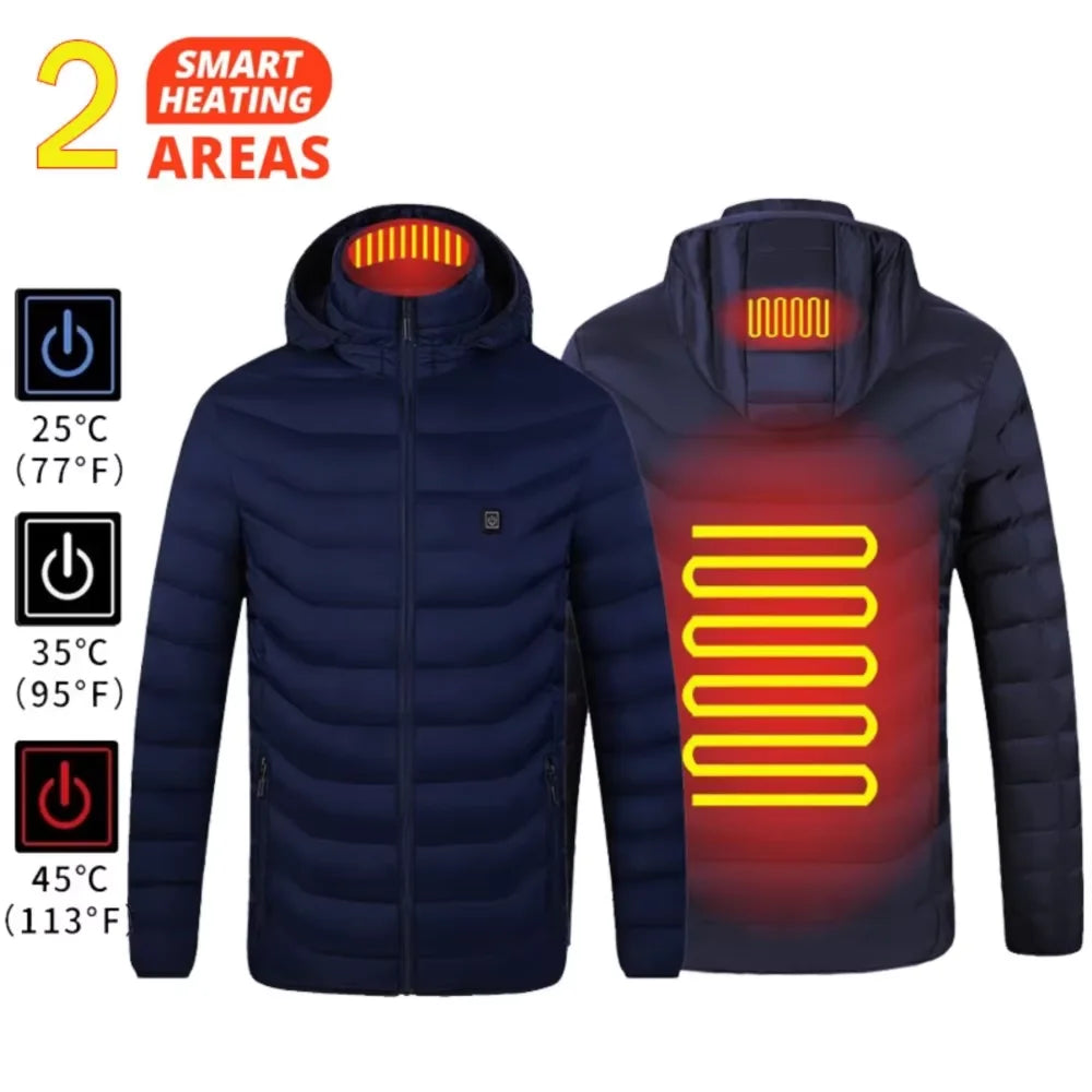 Doudoune Chauffante Homme 21 Zones – Imperméable & Hiver