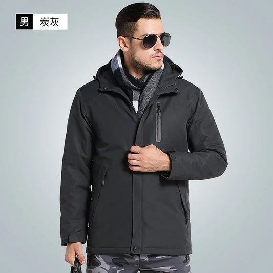 Veste Chauffante Homme Hiver – Randonnée & Activités Extérieures