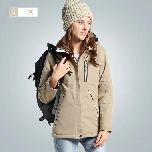 Veste Chauffante Femme – Coupe-Vent