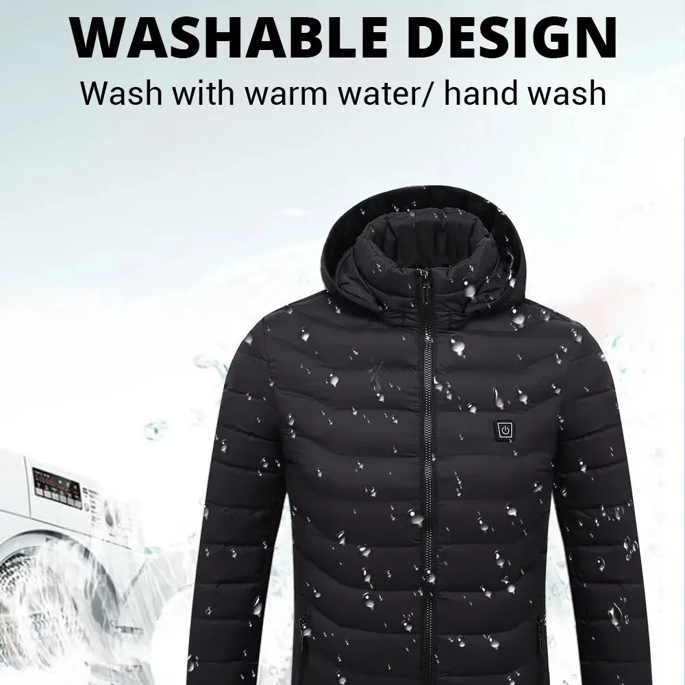 Doudoune Chauffante Homme 21 Zones – Imperméable & Hiver