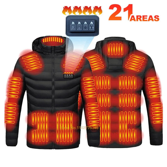 Doudoune Chauffante Homme 21 Zones – Imperméable & Hiver