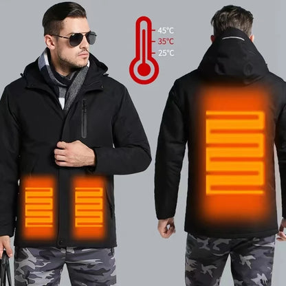 Veste Chauffante Homme Rechargeable – Imperméable & Respirante