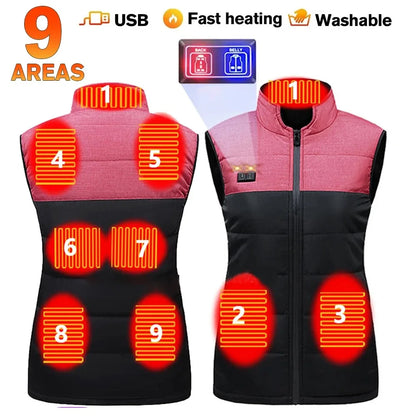 Doudoune Chauffante Homme 21 Zones – Imperméable & Hiver