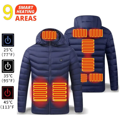Doudoune Chauffante Homme 21 Zones – Imperméable & Hiver