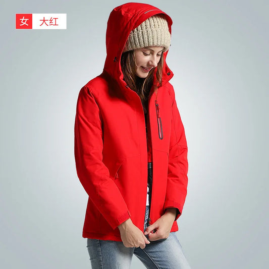 Veste Chauffante Femme – Hiver Chaud & Imperméable