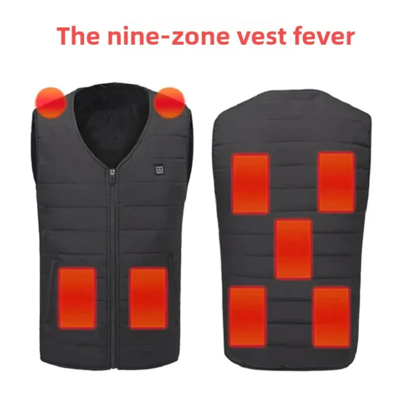 Doudoune Chauffante Homme 21 Zones – Imperméable & Hiver