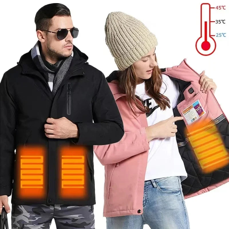 Veste Chauffante Homme Rechargeable – Imperméable & Respirante